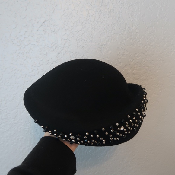 VINTAGE OSCAR DA LA RENTA TEA HAT - Picture 2 of 6